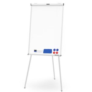 Magnetic Whiteboard Flip Chart Pen Tray 70cm x100cm with Pen Eraser&Magnets