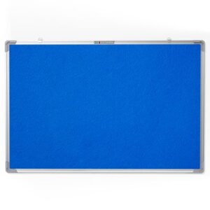 Notice Felt Pin Board 90cm x 60cm - Slimline Blue