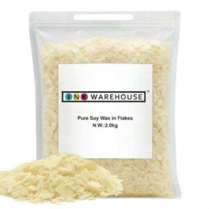 Soy Wax Flakes 2kg Natural Wax for Candle Making No Additives Harmless Pure