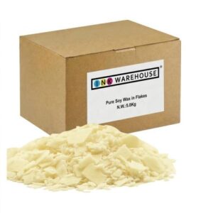 Soy Wax Flakes 5kg Natural Wax for Candle Making No Additives Harmless Pure