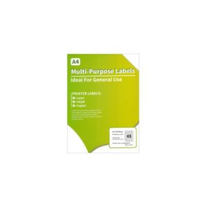 INKWAREHOUSE 45Up Label Self Adhesive A4 Size 100 Sheets