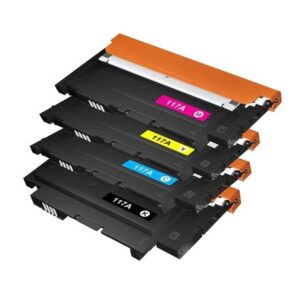 INKWAREHOUSE Compatible with HP 117A # 117A/117/117A Colour-Multipack