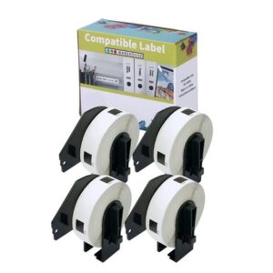 INKWAREHOUSE DK-11204 Multi-Purpose Thermal Labels (17mm x 54mm) X 4