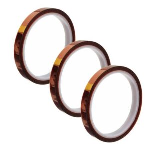 INWKAREHOUSE High Temperature Polyimide Film Heat Resistant Tape 0.5mm X 3