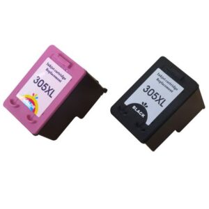 HP 305XL Black and HP 305XL Color compatible Ink Cartridge multipack