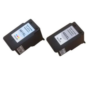 Canon 460XL Black and Canon 461XL Color compatible Ink Cartridge multipack