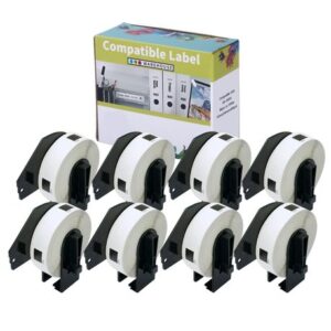 Brother DK-11204 Multi-Purpose Thermal Labels (17mm x 54mm) X 8