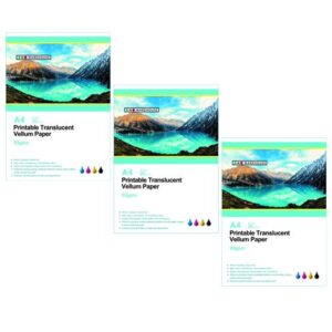 Vellum A4 93gsm - Translucent - 60 Sheets Per Pack