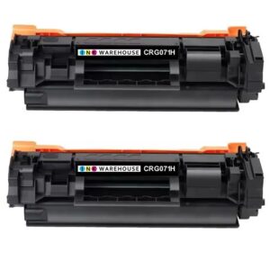 CANON 071H / CRG071H / 071H Compatible Black Toner Cartridge (Pack of 2)