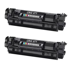 CANON 071A / CRG071A / 071 Compatible Black Toner Cartridge (PACK X 2)