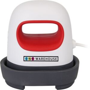 Ink warehouse Mini Heat Press Machine (10.6cm x 6.2cm Size) - Red
