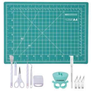 A4 Cutting Mat & Weeding Tools+Knife Blade+Vinyl Scrap Collector