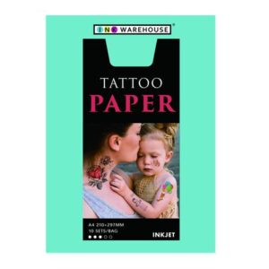 Tattoo Paper A4 Printable (10 Sheets) - Inkjet