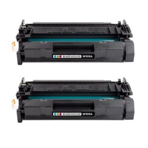 Black Toner Cartridge compatible with HP 151A/W1510A X 2