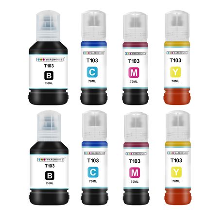 INKWAREHOUSE EPSON 103/T103 Compatible inks - Multipack X 2 SET