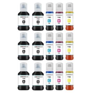 INKWAREHOUSE EPSON 103 /T103 Compatible inks Multipack X 3 + 3 X 103 BLACK