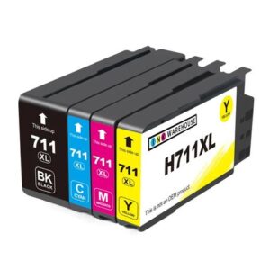 Ink Warehouse Ink Cartridges Multipack Compatible with HP 711XL/711