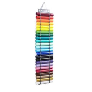 INK WAREHOUE Vinyl Roll Holder Door Hang Storage Organizer 48 Compartment
