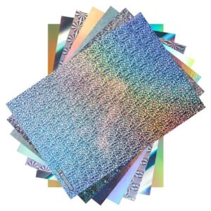 Holographic cardstock A4 250GSM for Cricut Crafts DIY Multipack 7 Design